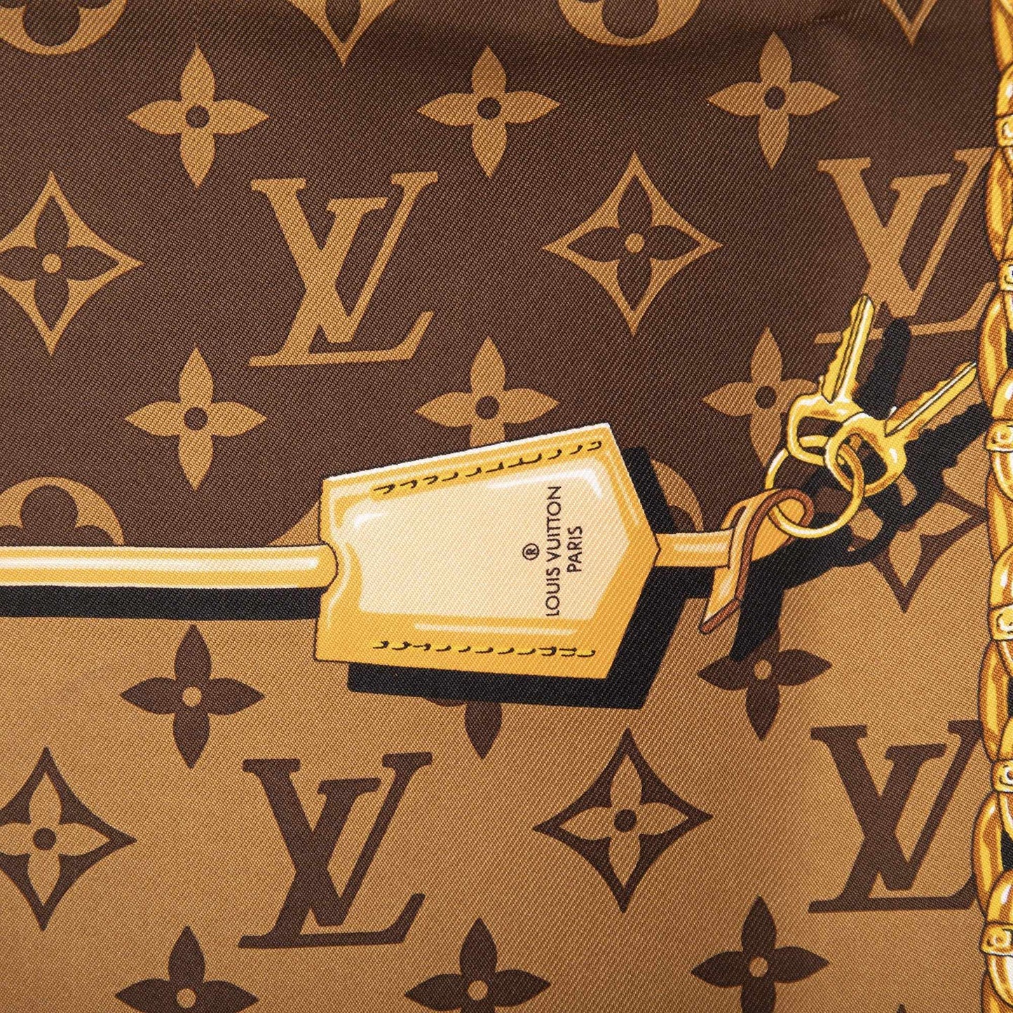 Louis Vuitton Monogram Confidential Square Scarf