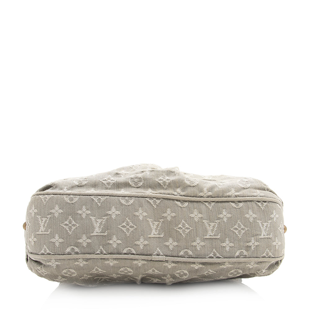 Louis Vuitton Monogram Denim Slightly Shoulder Bag (SHF-20212)