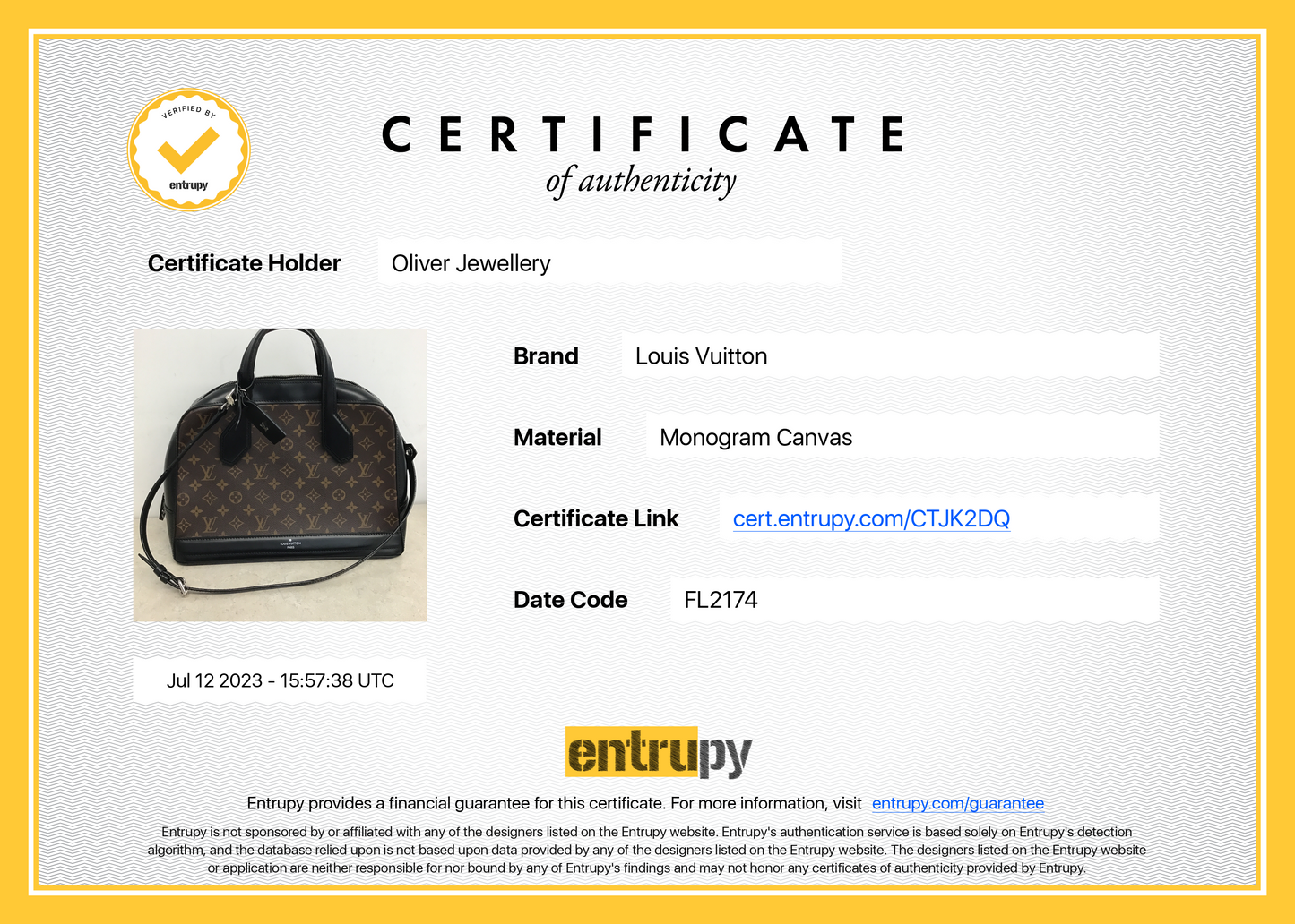 Louis Vuitton Monogram Dora MM