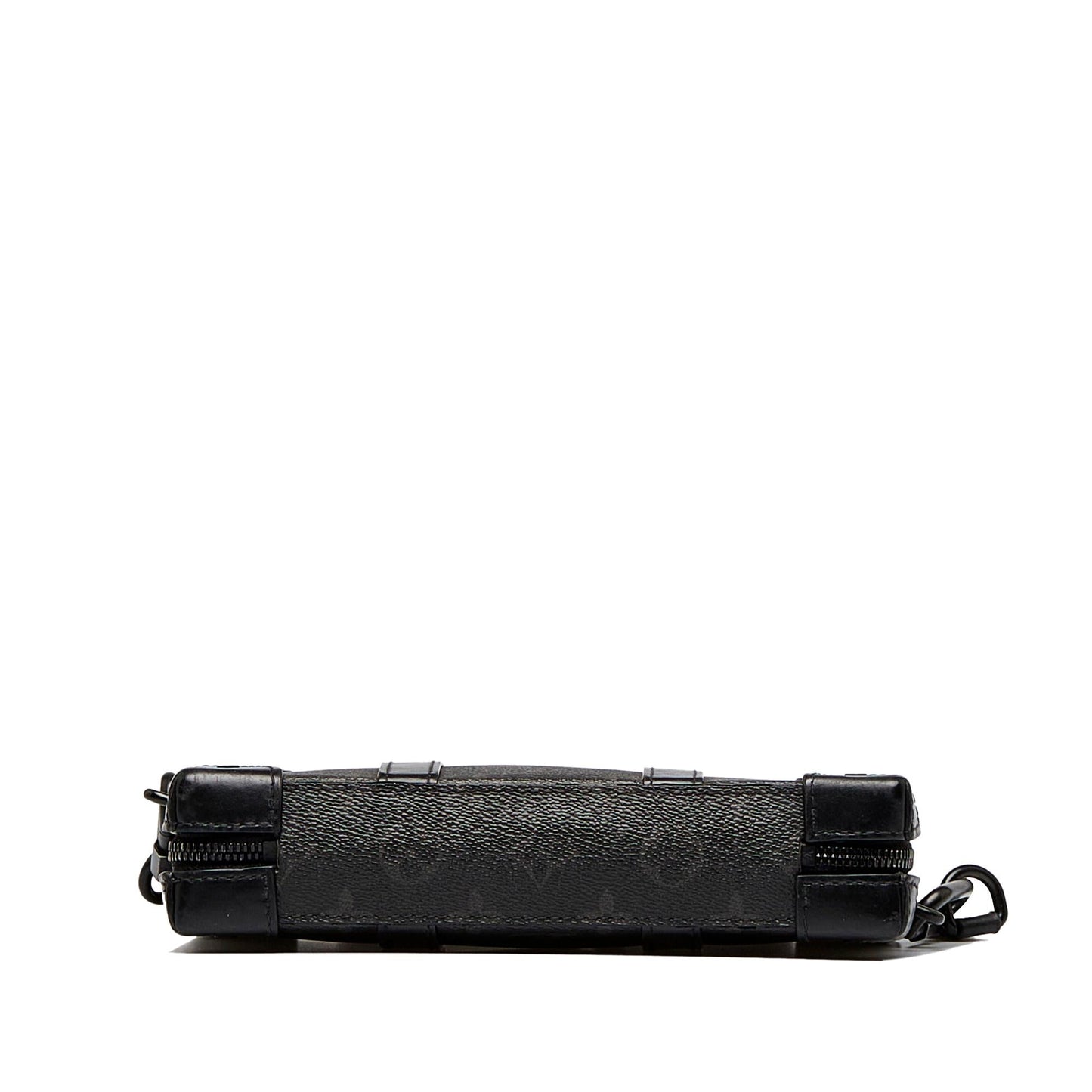 Louis Vuitton Monogram Eclipse Soft Trunk Wallet Crossbody (SHG-5AlnAH)