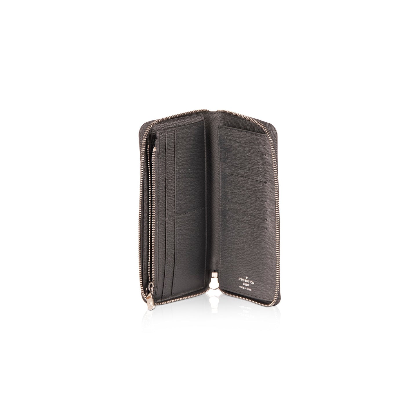 Louis Vuitton Monogram Eclipse Zippy Wallet Vertical