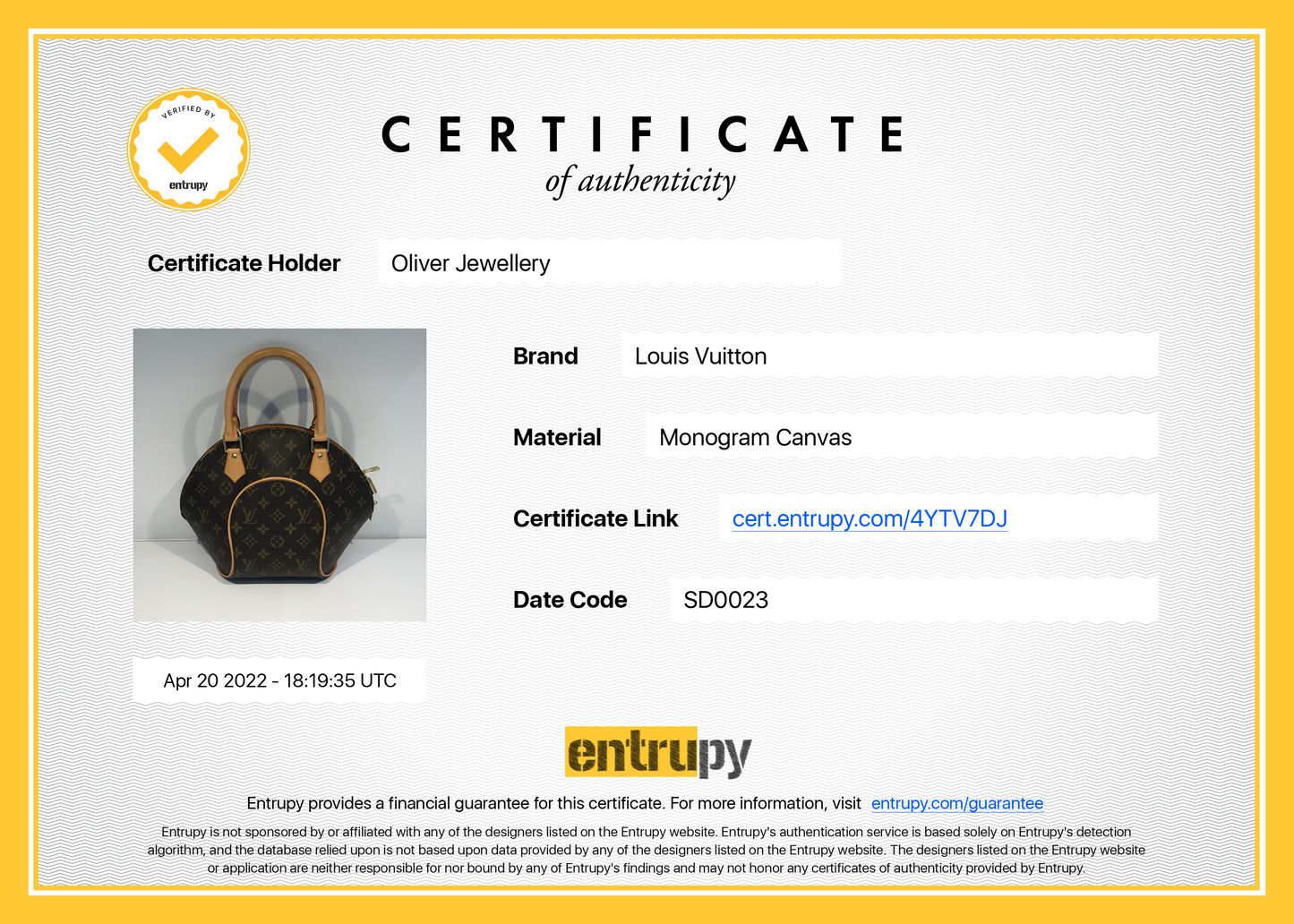 Louis Vuitton Monogram Ellipse PM