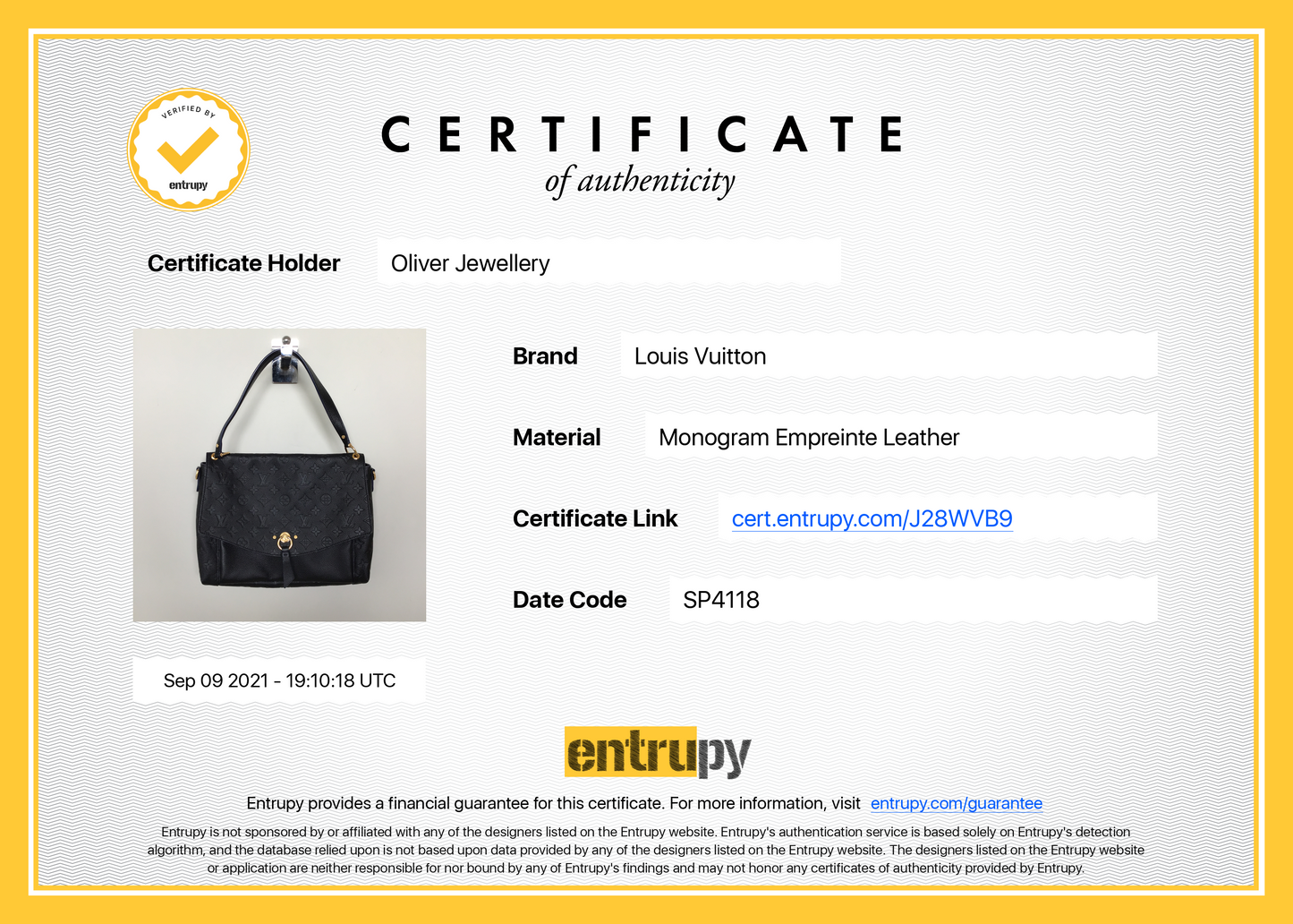 Louis Vuitton Monogram Empreinte Blanche MM