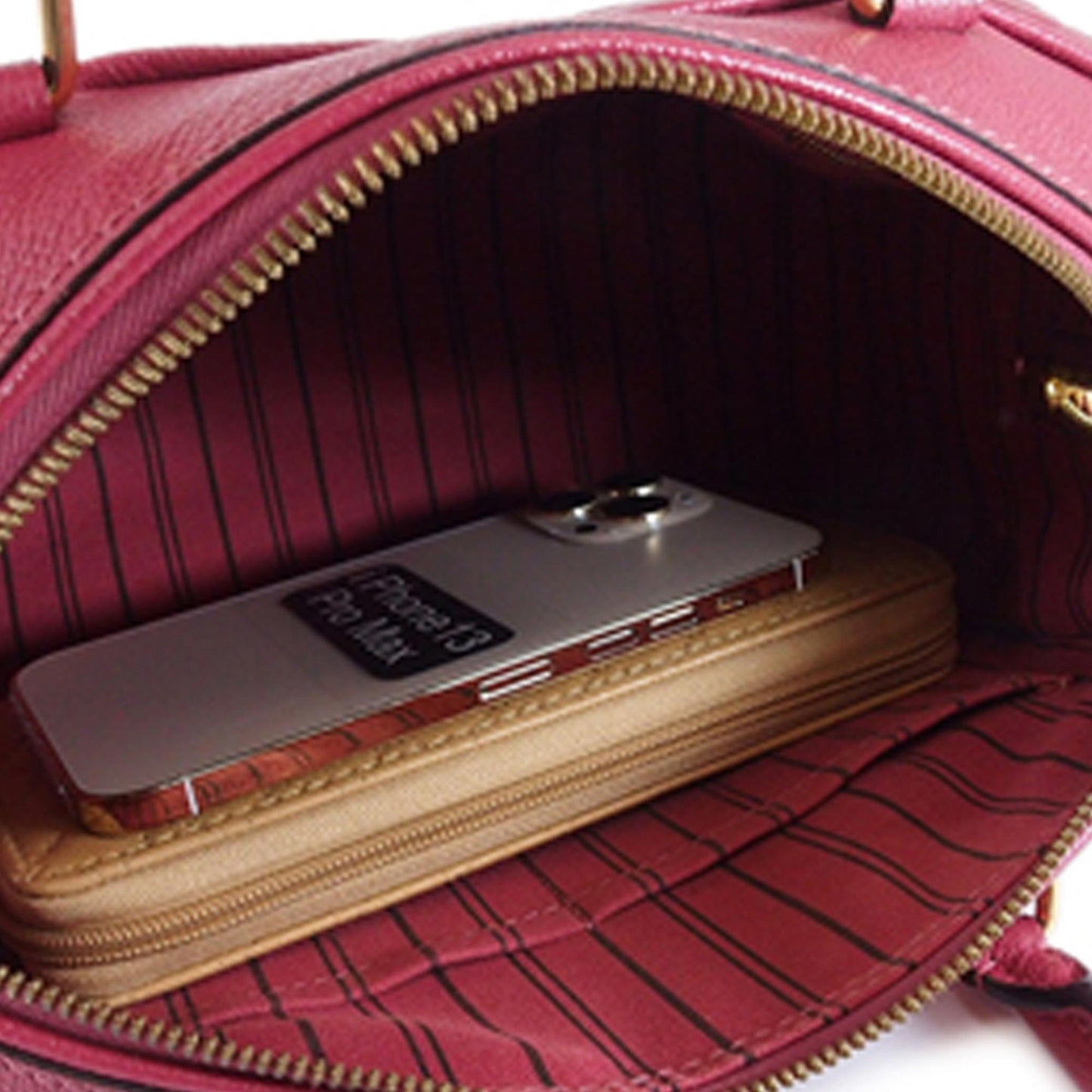 Louis Vuitton Monogram Empreinte Speedy Bandouliere 25 (SHG-RbEicn)