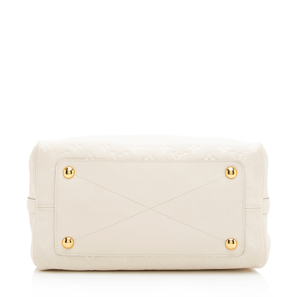 Louis Vuitton Monogram Empreinte Speedy Bandouliere 30 Satchel (SHF-19574)