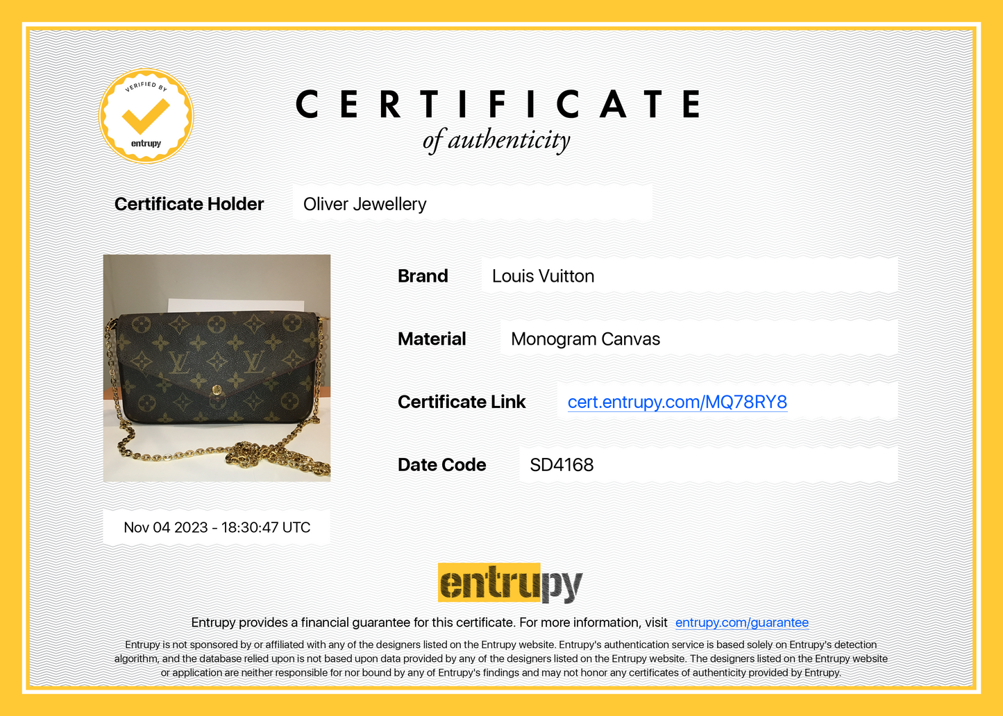 Louis Vuitton Monogram Felicie Pochette