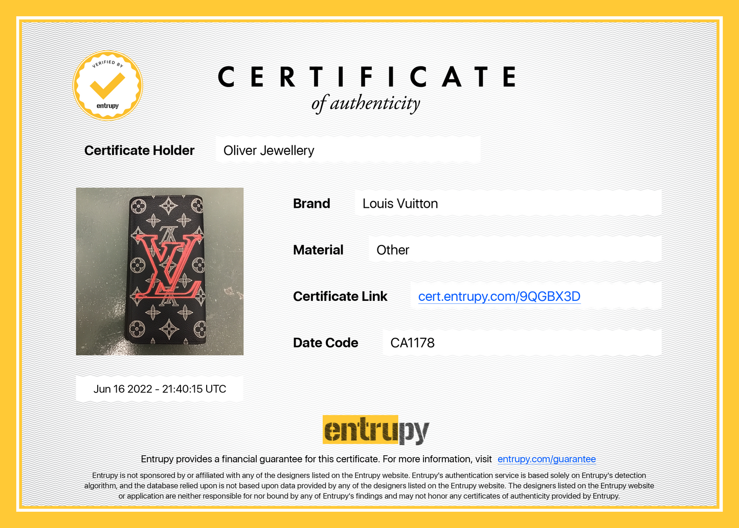 Louis Vuitton Monogram Ink Upside Down Brazza Wallet