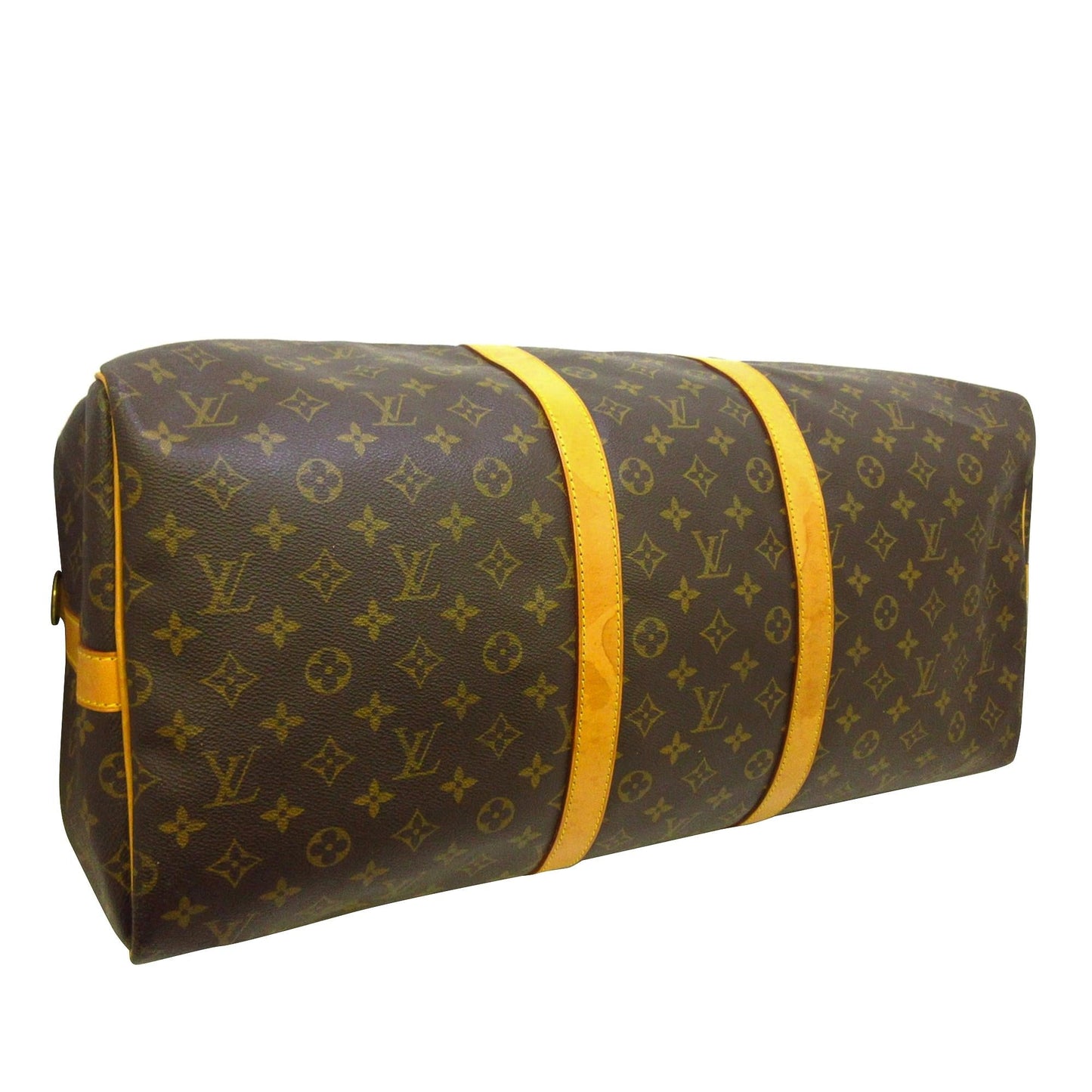 Louis Vuitton Monogram Keepall Bandouliere 55 (SHG-vcrN3F)