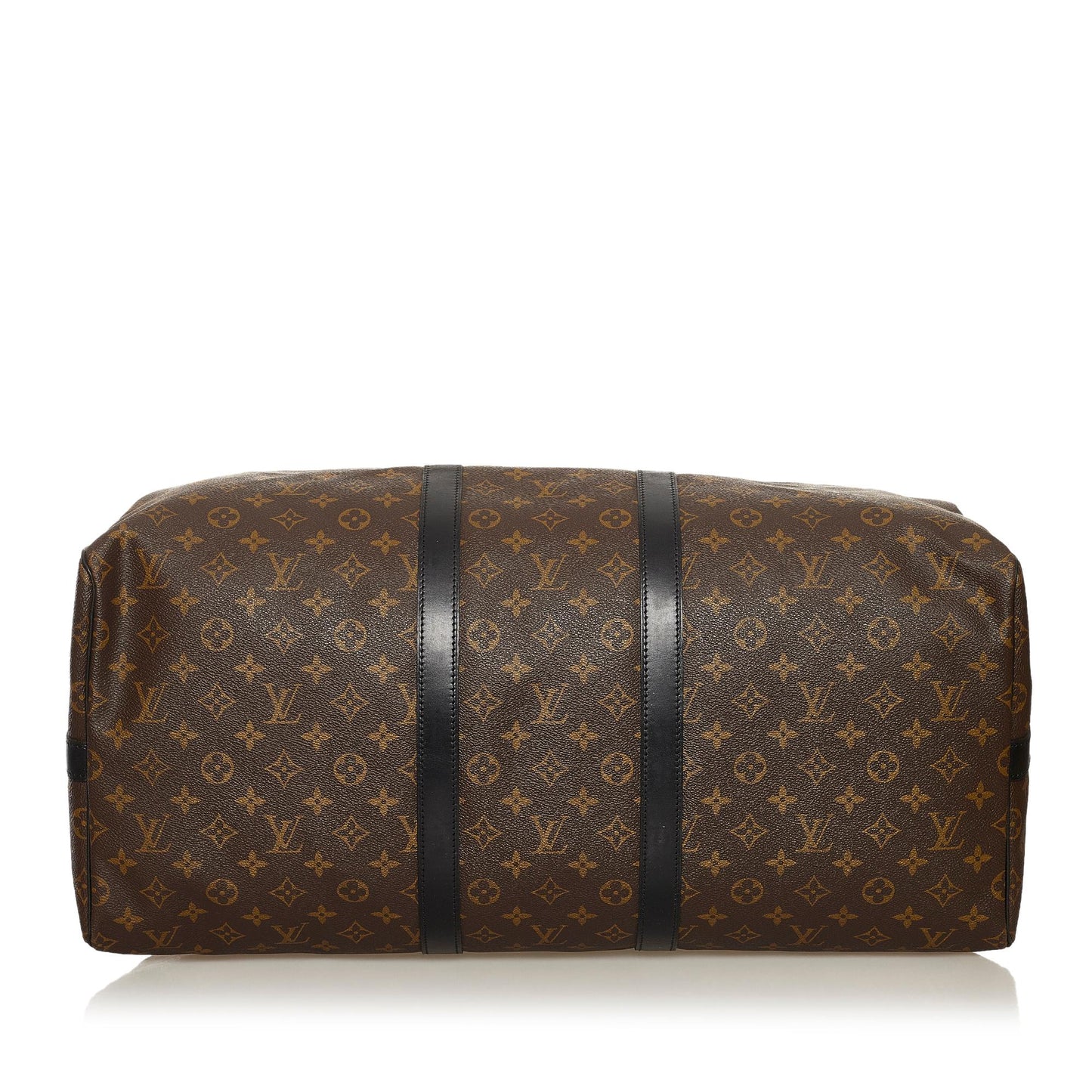Louis Vuitton Monogram Macassar Keepall Bandouliere 55 (SHG-34578)