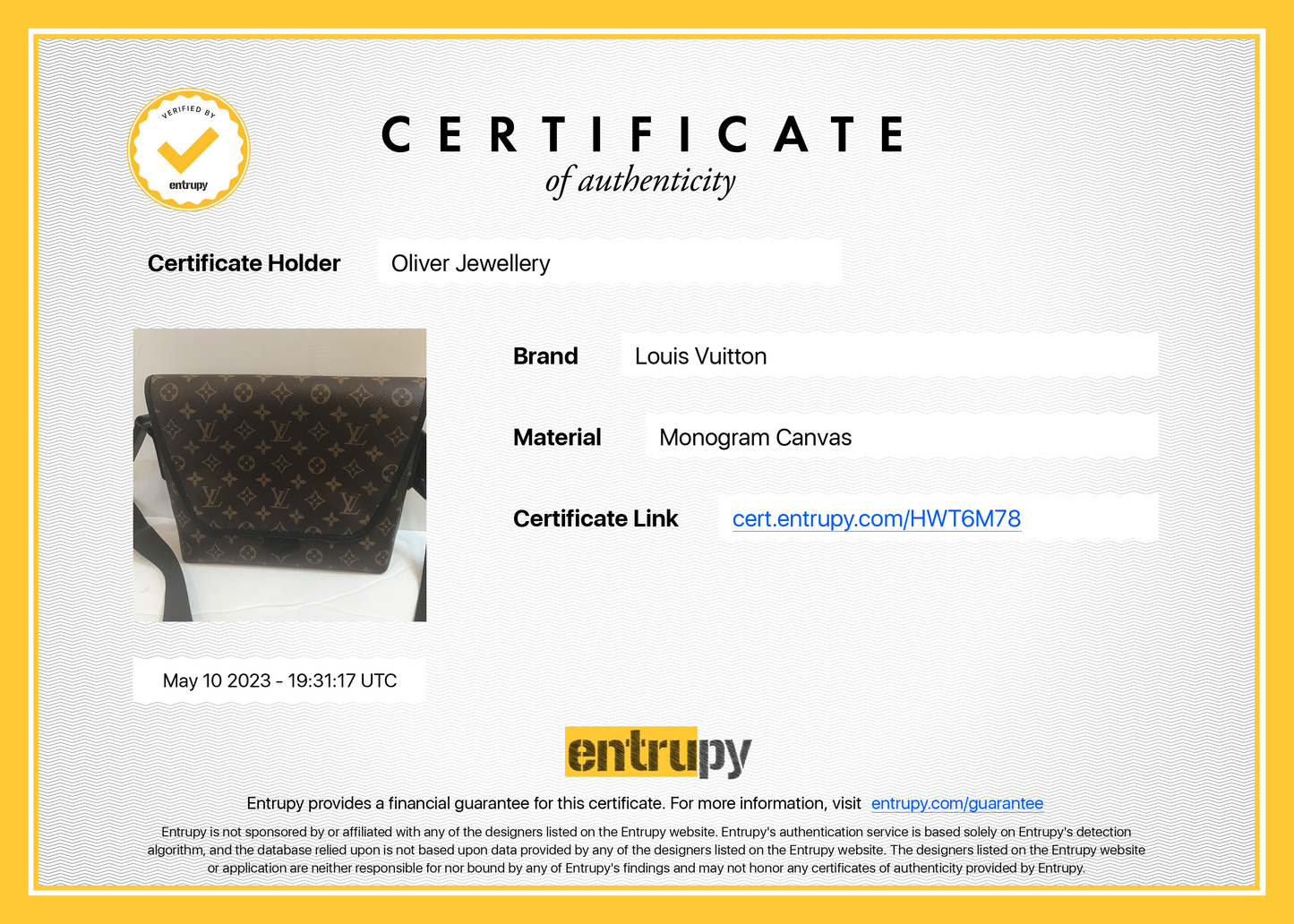 Louis Vuitton Monogram Magnetic Messenger Bag