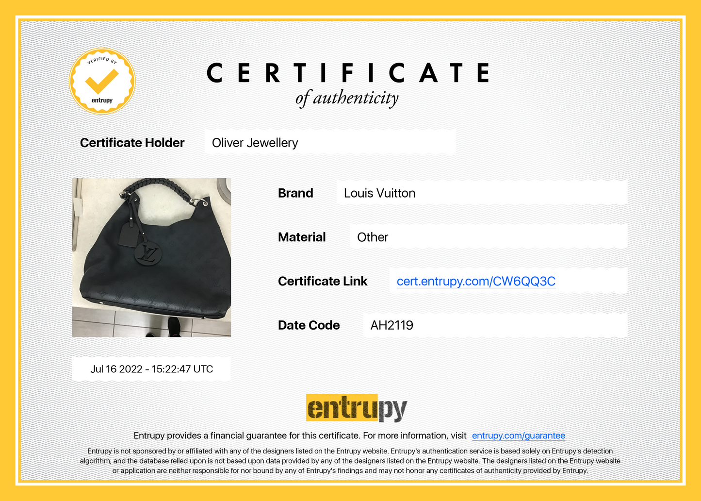 Louis Vuitton Monogram Mahina Carmel Hobo