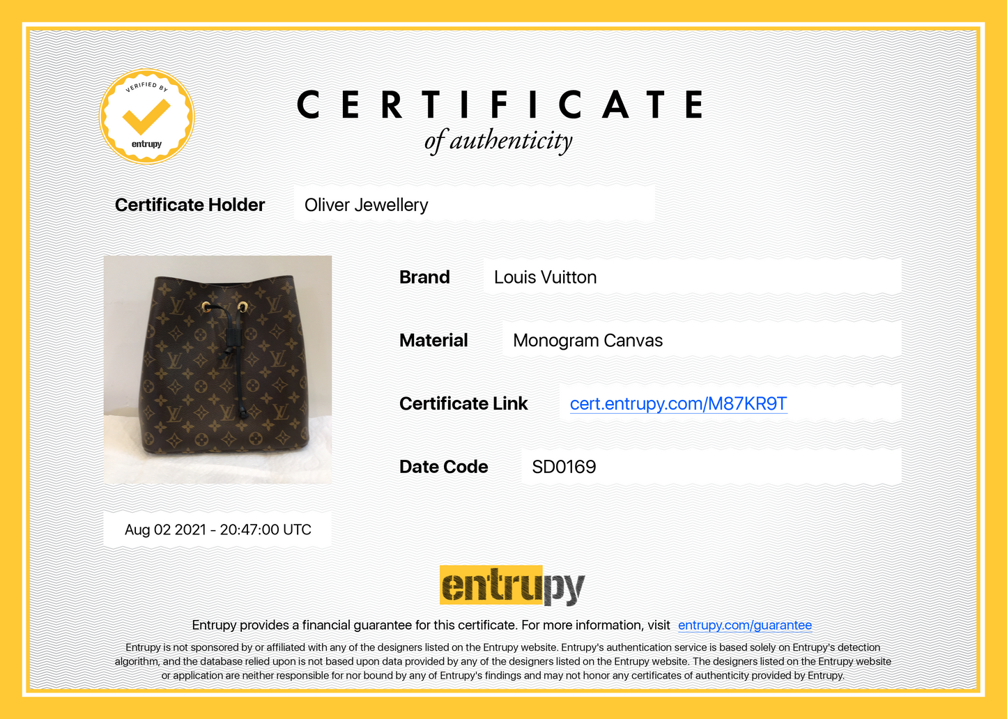 Louis Vuitton Monogram Neonoe