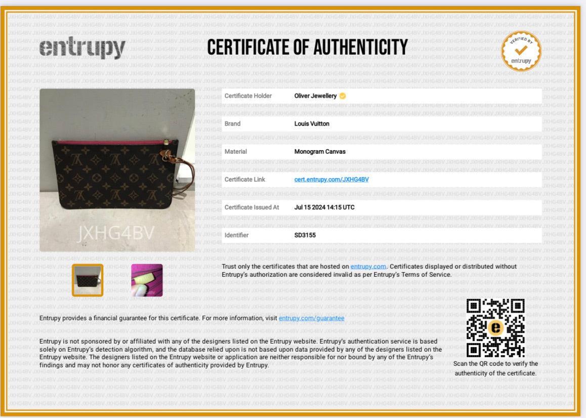 Louis Vuitton Monogram Neverfull Pochette