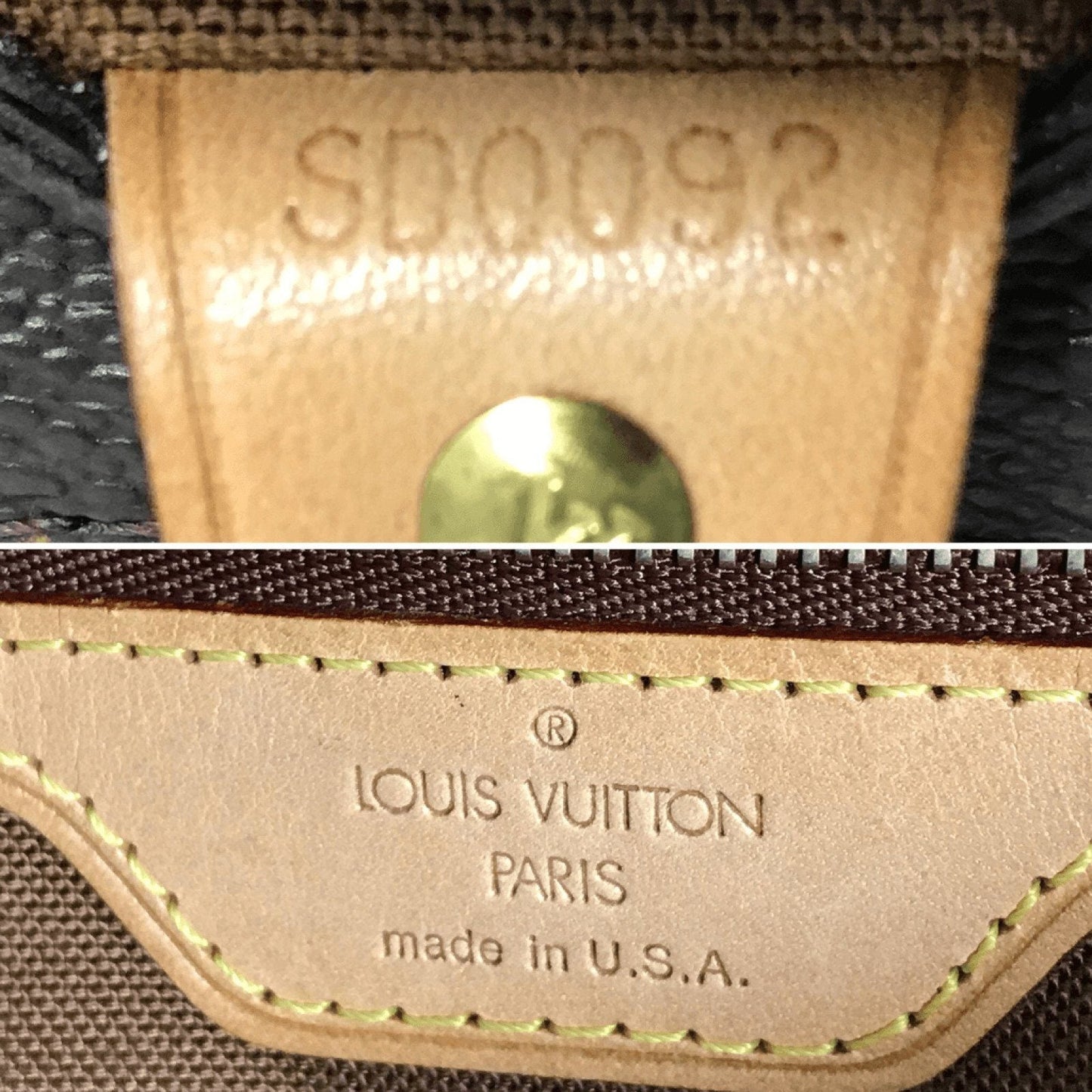 Louis Vuitton Monogram Piano Cabas Tote Bag