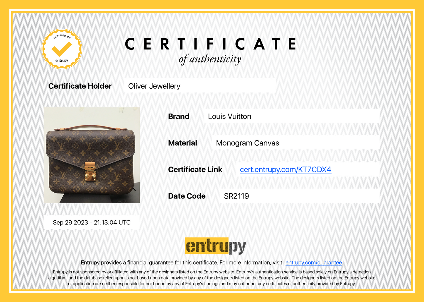 Louis Vuitton Monogram Pochette Metis