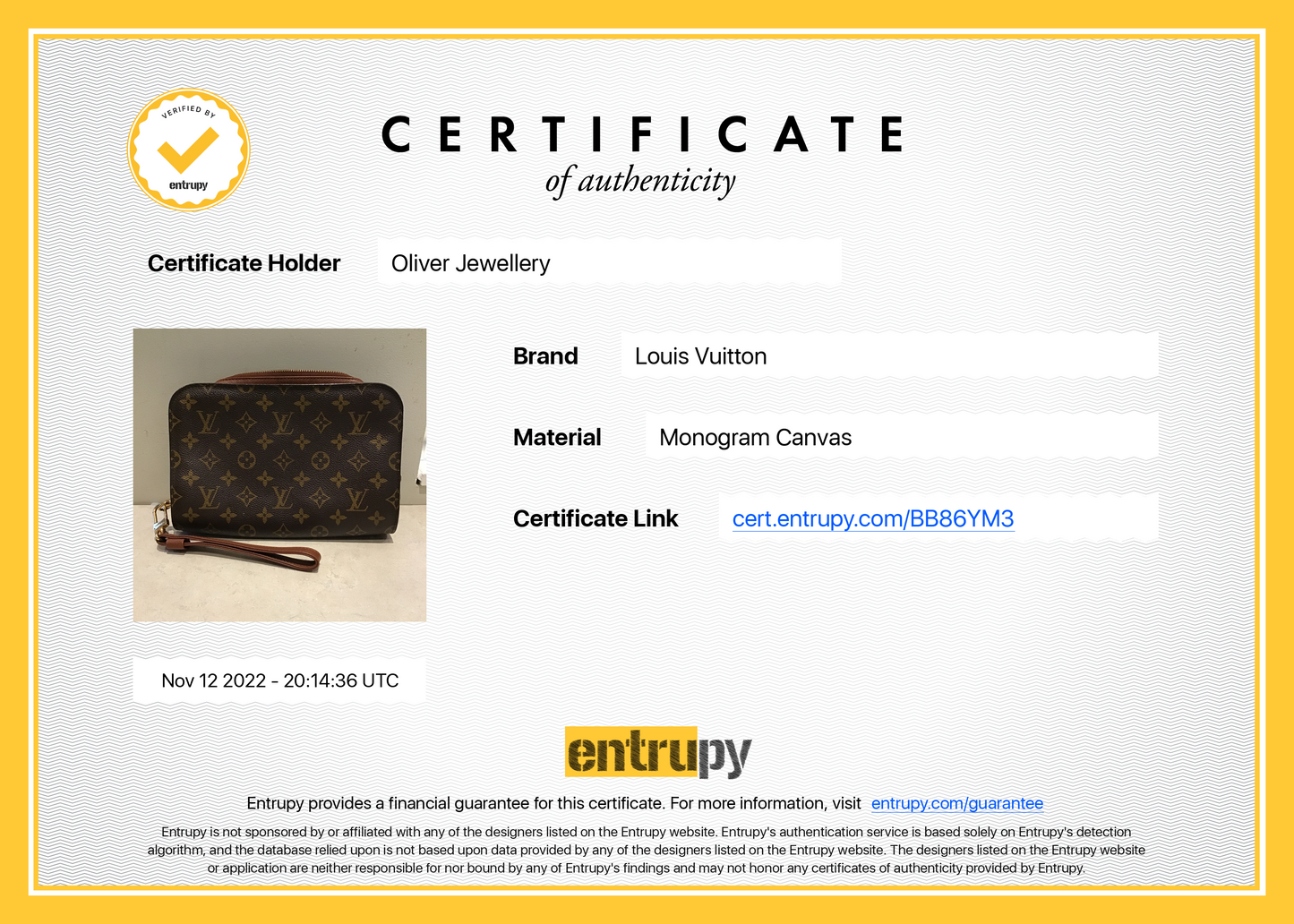 Louis Vuitton Monogram Pochette Orsay