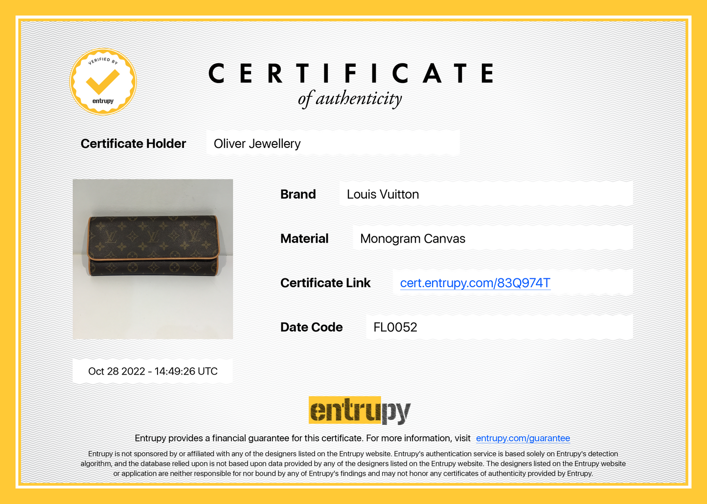 Louis Vuitton Monogram Pochette Twin GM