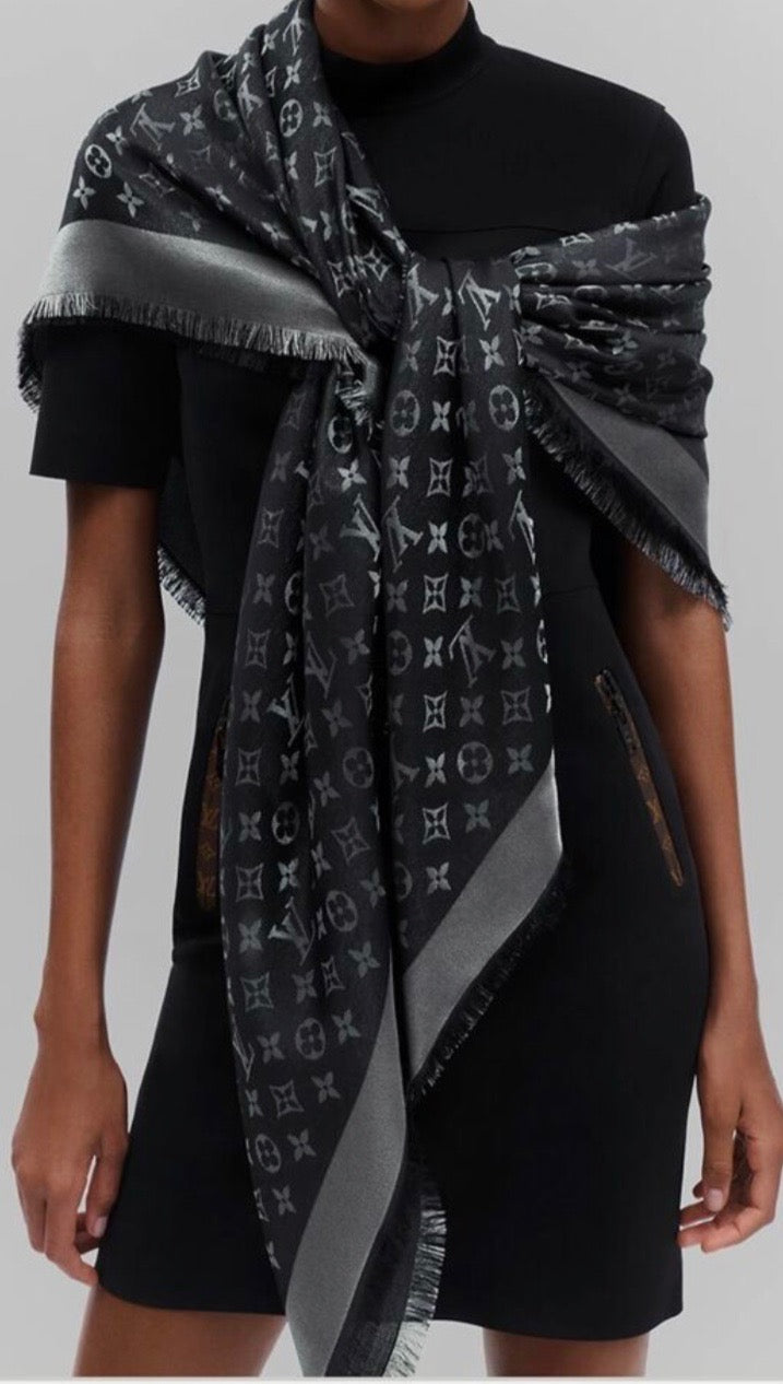 LOUIS VUITTON MONOGRAM SHINE SHAWL