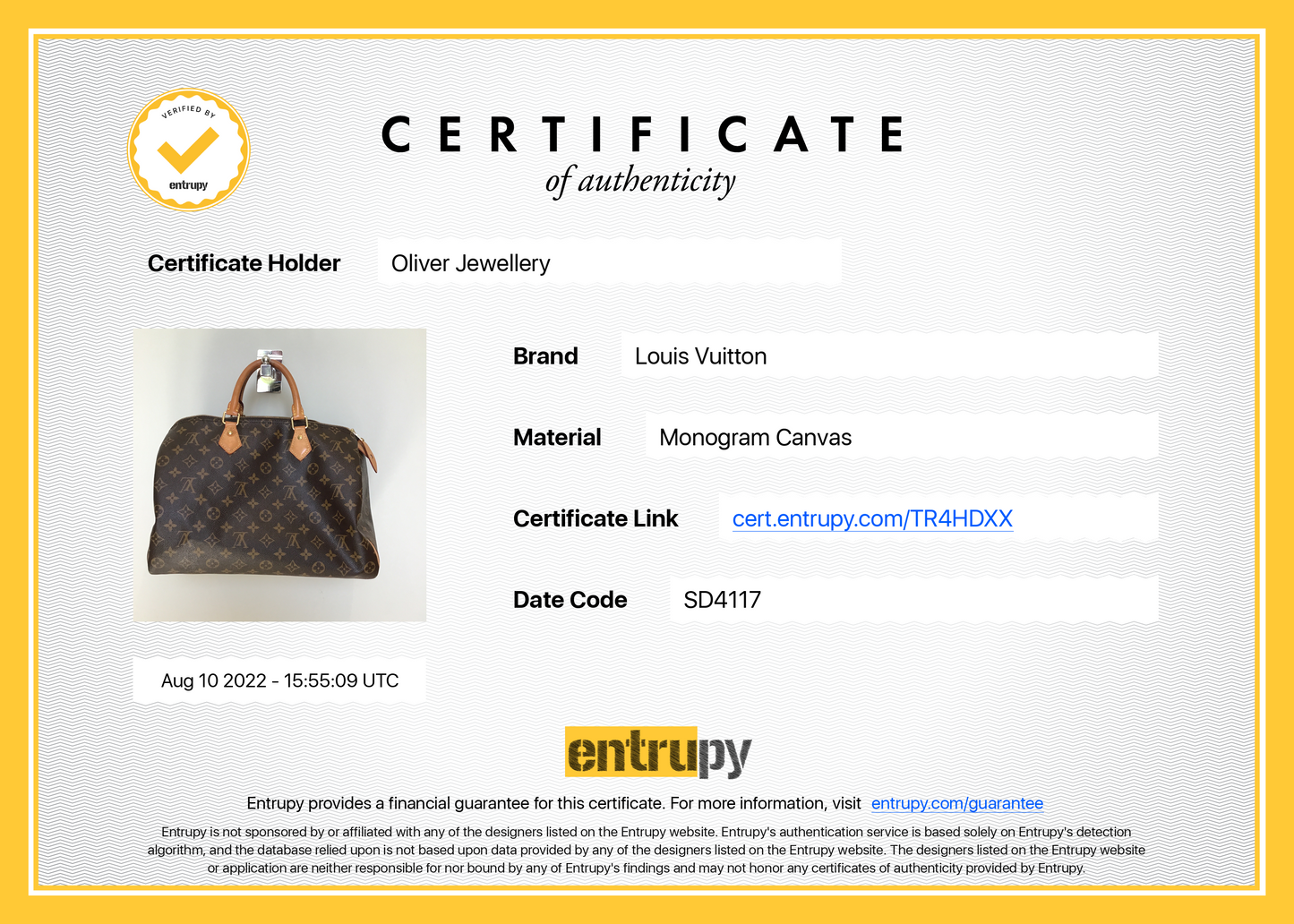 Louis Vuitton Monogram Speedy 35