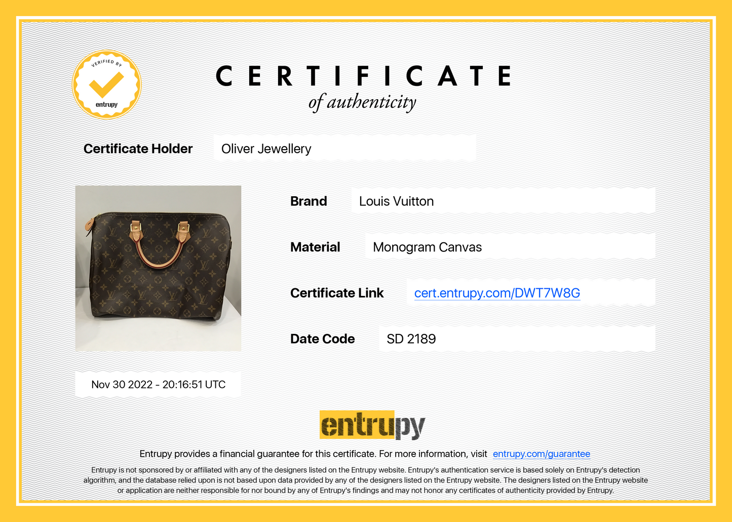 Louis Vuitton Monogram Speedy 35
