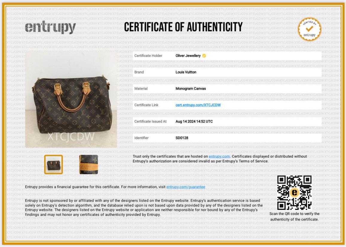 Louis Vuitton Monogram Speedy Bandouliere 30