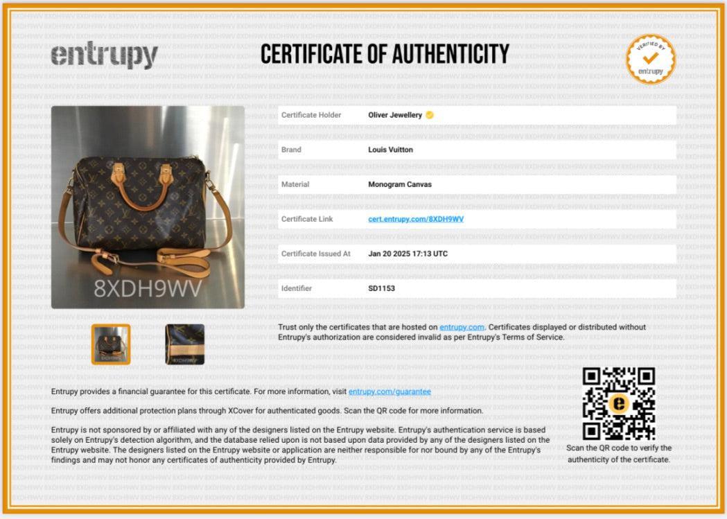 Louis Vuitton Monogram Speedy Bandouliere 30