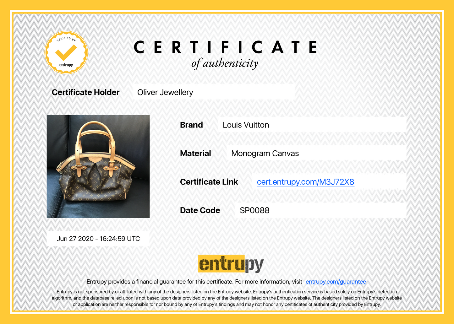 Louis Vuitton Monogram Tivoli GM