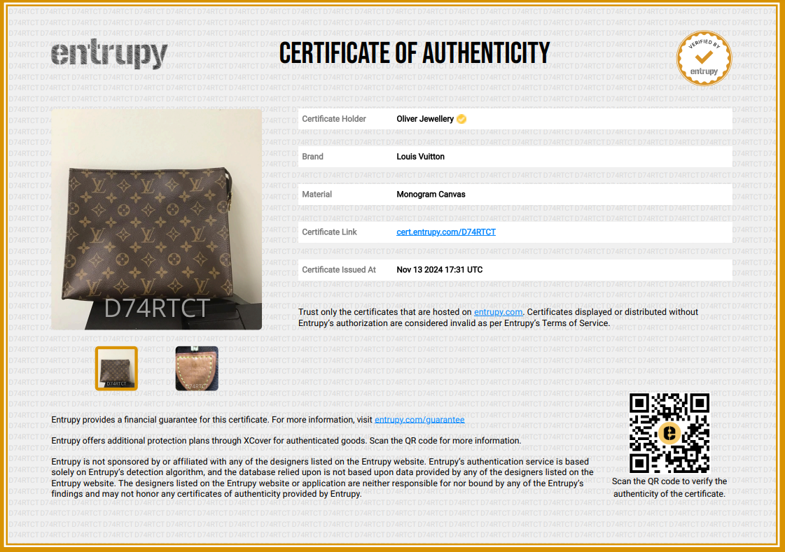 Louis Vuitton Monogram Toiletry Pouch 26