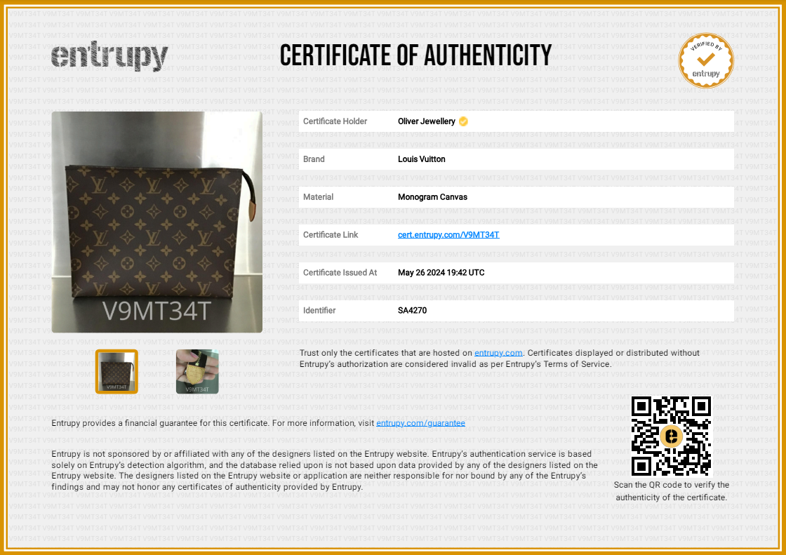 Louis Vuitton Monogram Toiletry Pouch 26