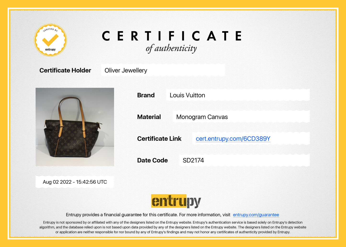 Louis Vuitton Monogram Totally PM
