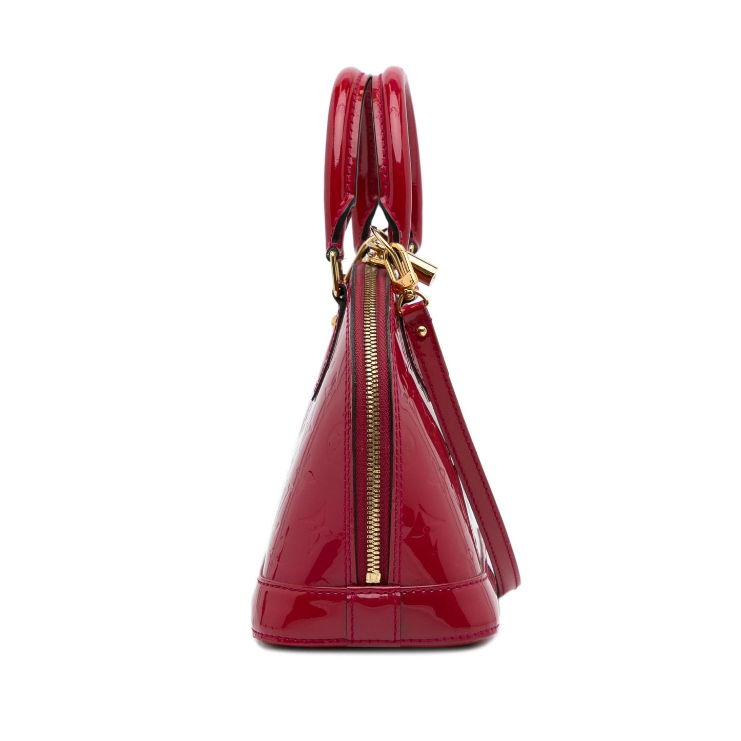 Louis Vuitton Monogram Vernis Alma BB (SHG-hlye6C)