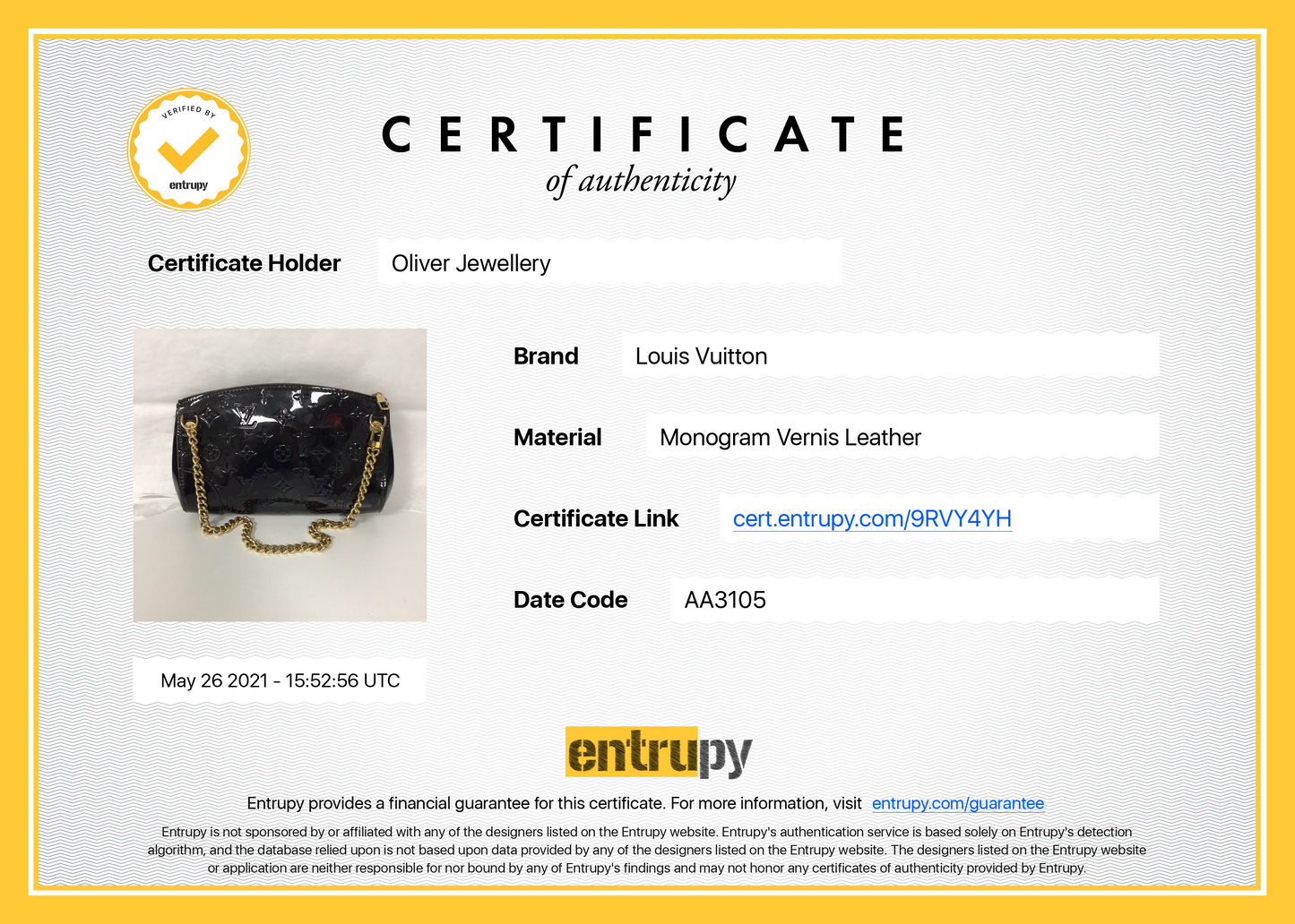 Louis Vuitton Monogram Vernis Santa Monica Clutch
