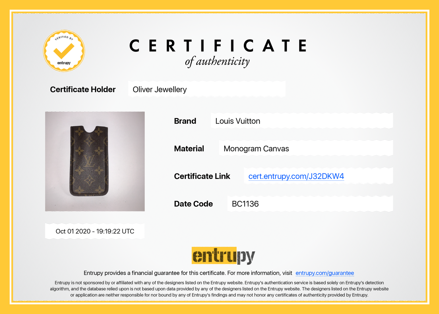 Louis Vuitton Monogram iPhone 6 Hardcase