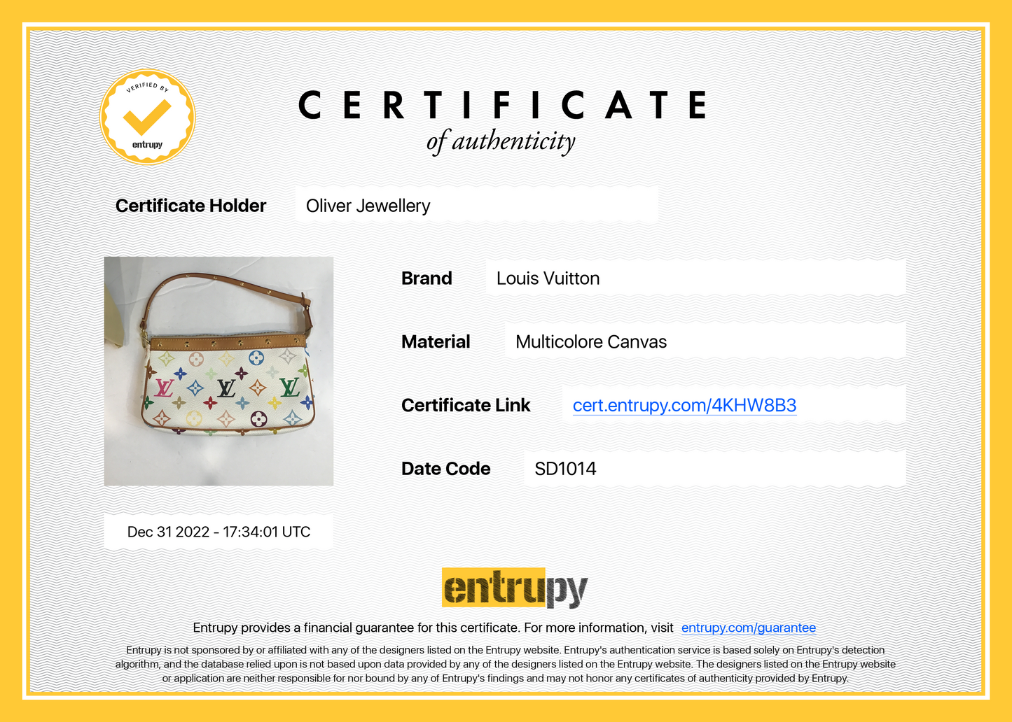 Louis Vuitton Multicolore Pochette Accessories