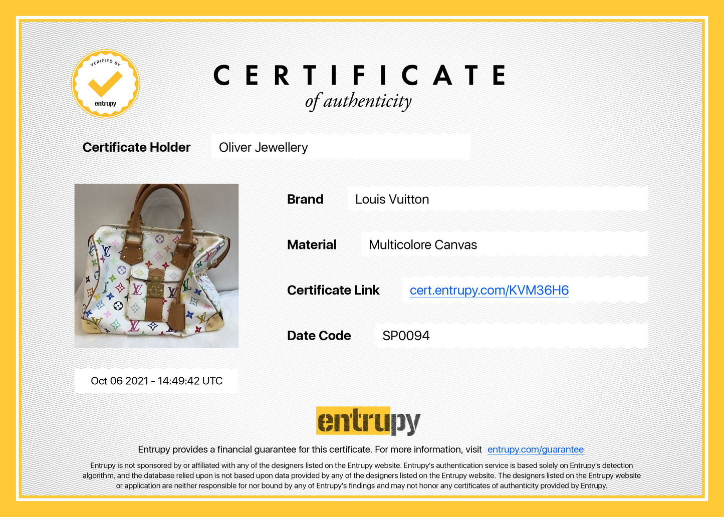 Louis Vuitton Multicolore Speedy 30