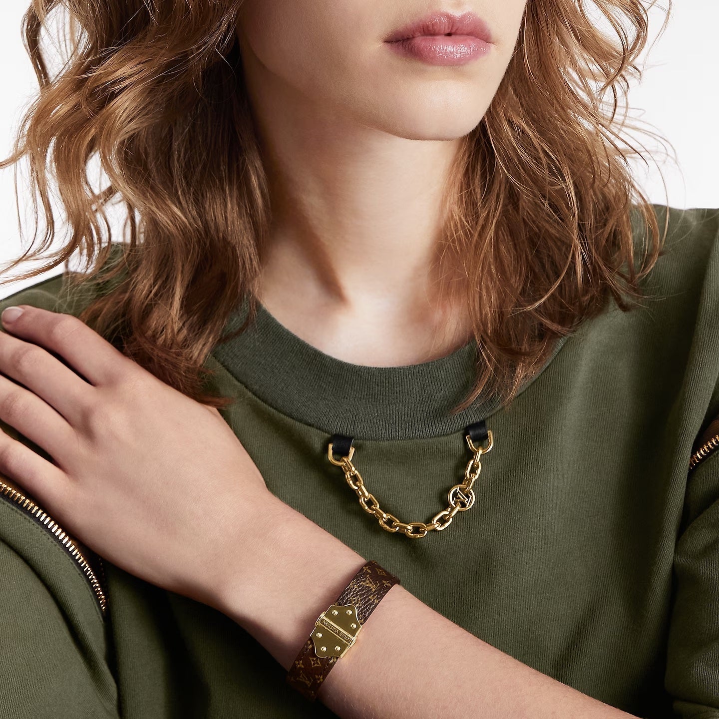LOUIS VUITTON SPIRIT NANO MONOGRAM BRACELET