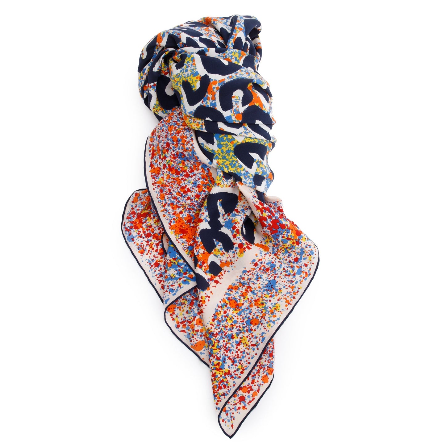 Louis Vuitton Stephen Sprouse Multcolor Leopard Print Cashmere Silk Scarf