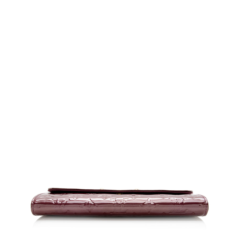 Louis Vuitton Vernis Sunset Boulevard Clutch (SHF-19813)