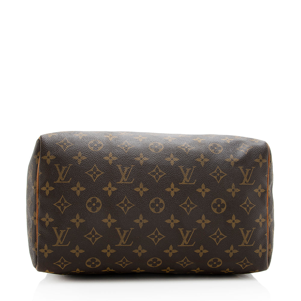 Louis Vuitton Vintage Monogram Canvas Speedy 30 Satchel - FINAL SALE (SHF-19537)