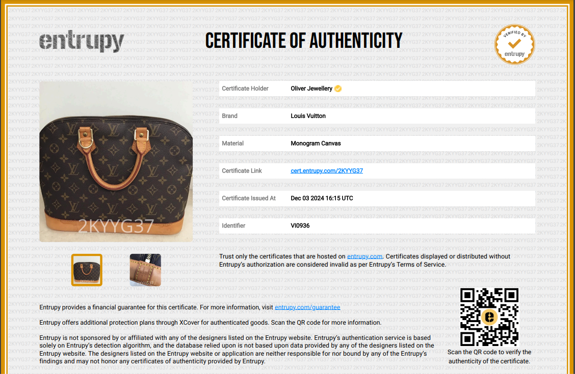 Louis Vuitton Vintage Monogram Alma PM