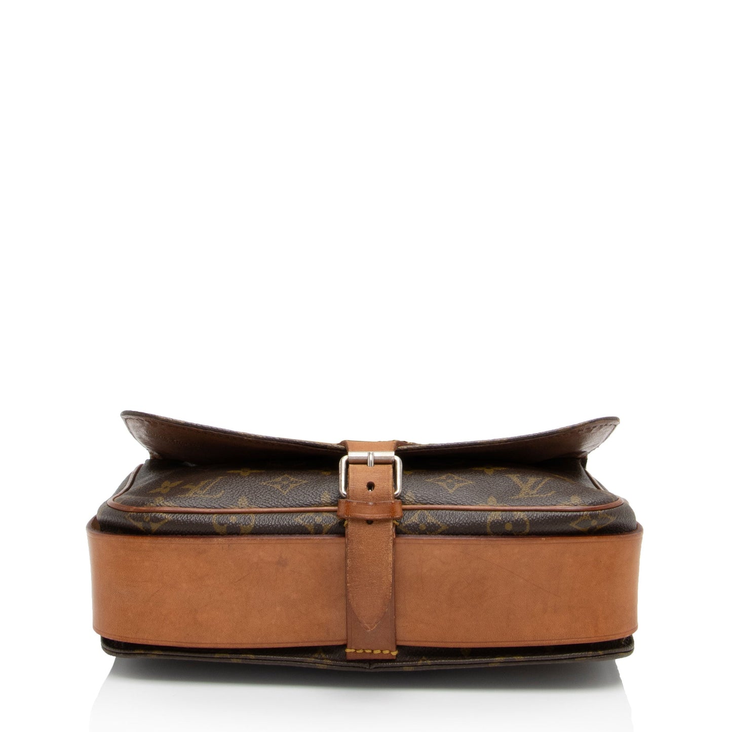 Louis Vuitton Vintage Monogram Canvas Cartouchiere GM Shoulder Bag (SHF-4wWmw7)