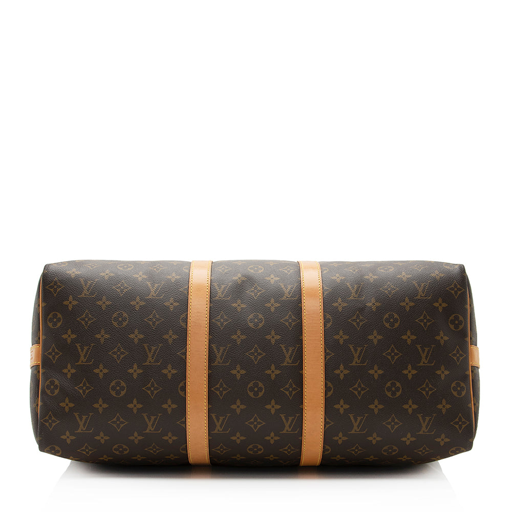 Louis Vuitton Vintage Monogram Canvas Keepall Bandouliere 50 Duffel Bag - FINAL SALE (SHF-20312)