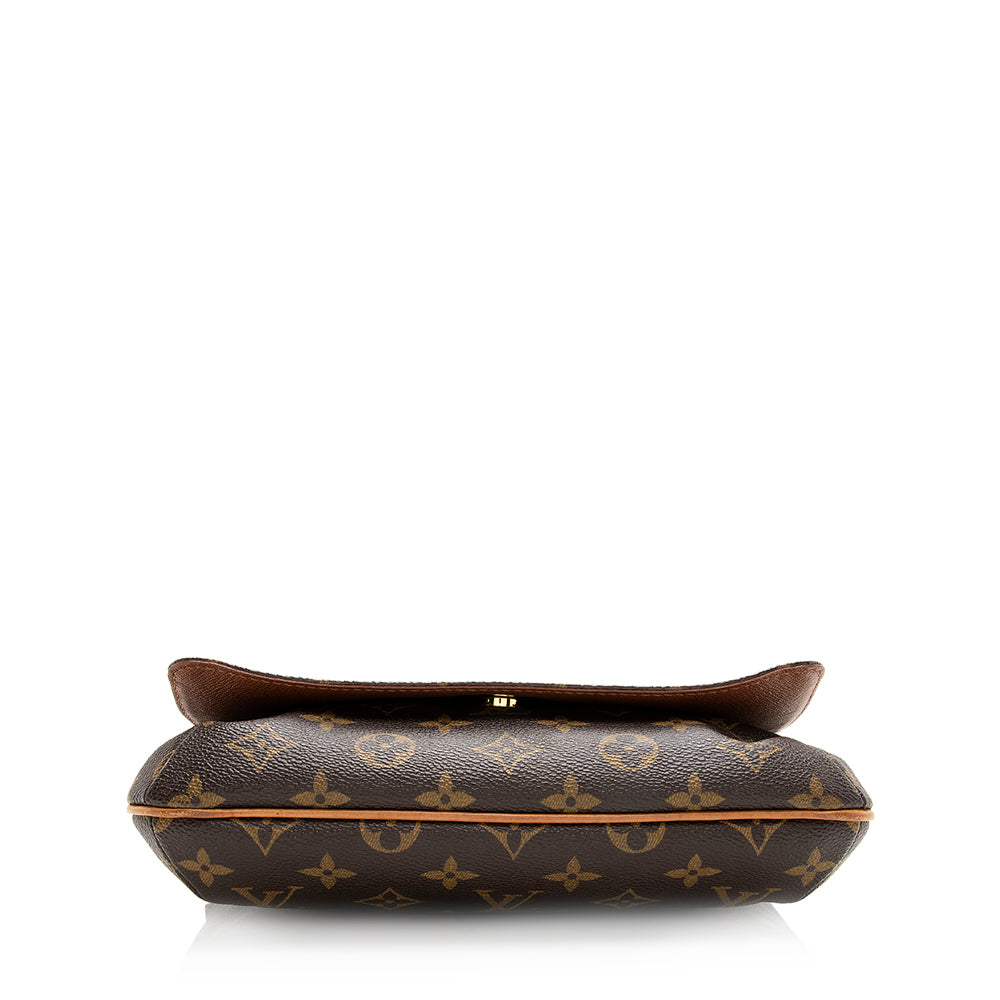 Louis Vuitton Vintage Monogram Canvas Musette Tango Shoulder Bag (SHF-20339)