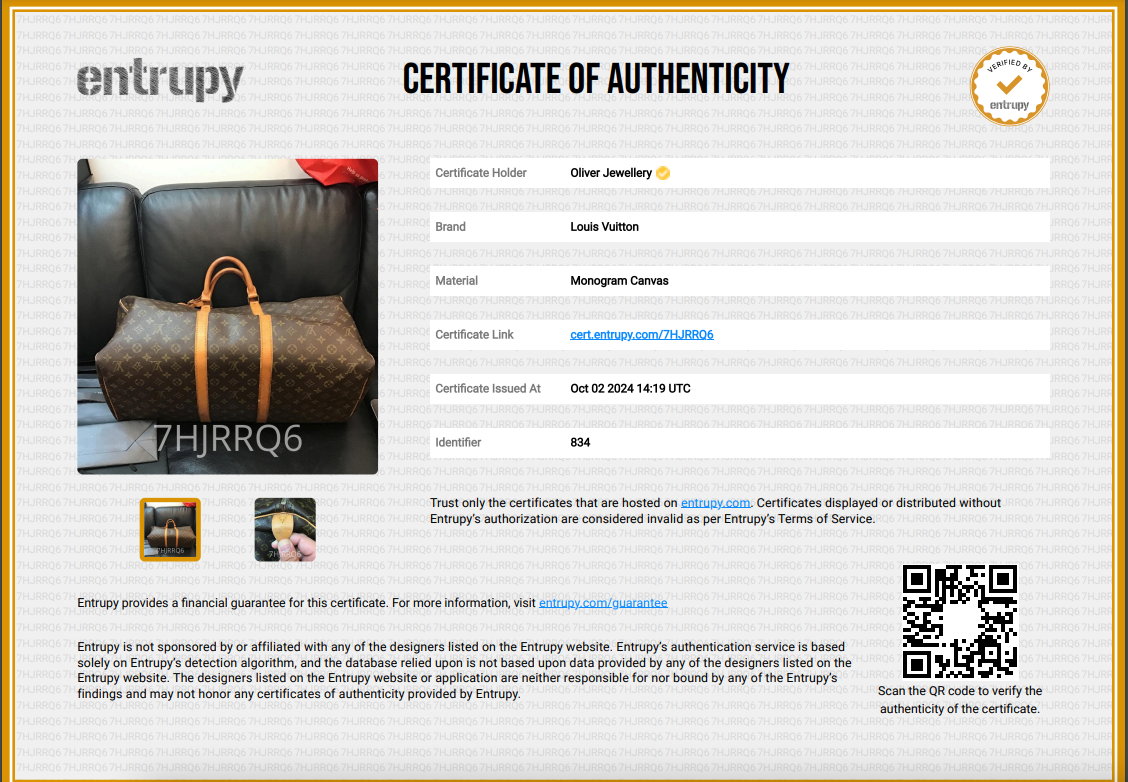 Louis Vuitton Vintage Monogram Keepall 55