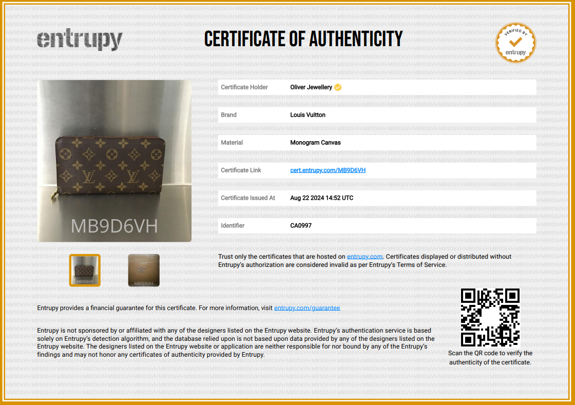 Louis Vuitton Vintage Monogram Porte-Monnaie Zippy Wallet