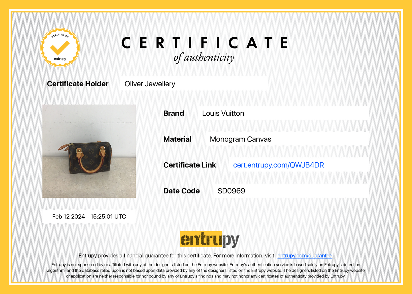 Louis Vuitton Vintage Monogram Speedy HL