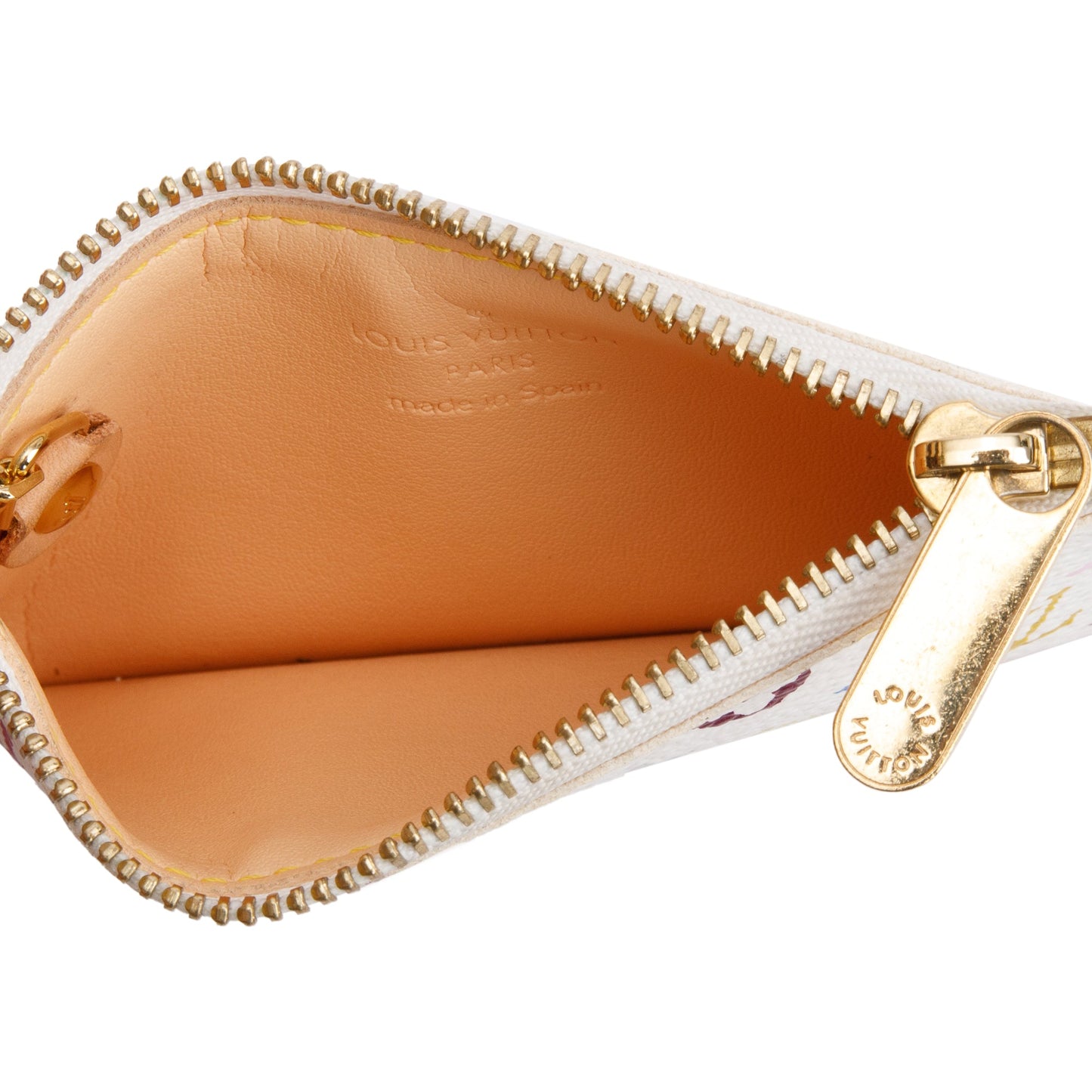 Louis Vuitton White Multicolore Key Pouch