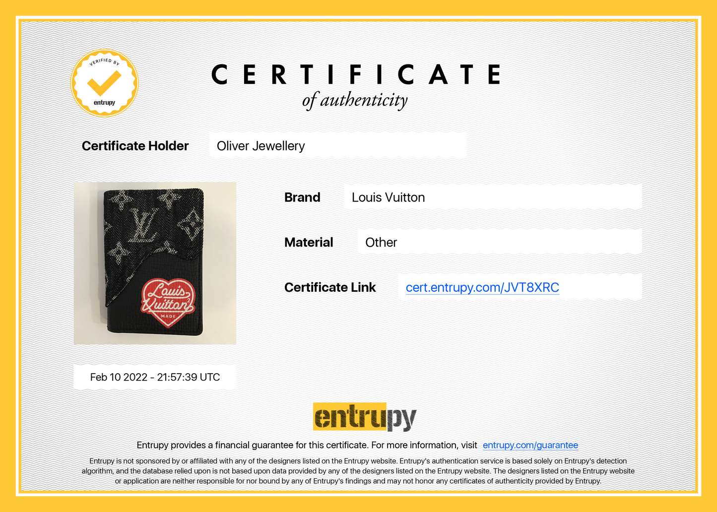 Louis Vuitton x Nigo 2022 Limited Edition Pocket Organizer