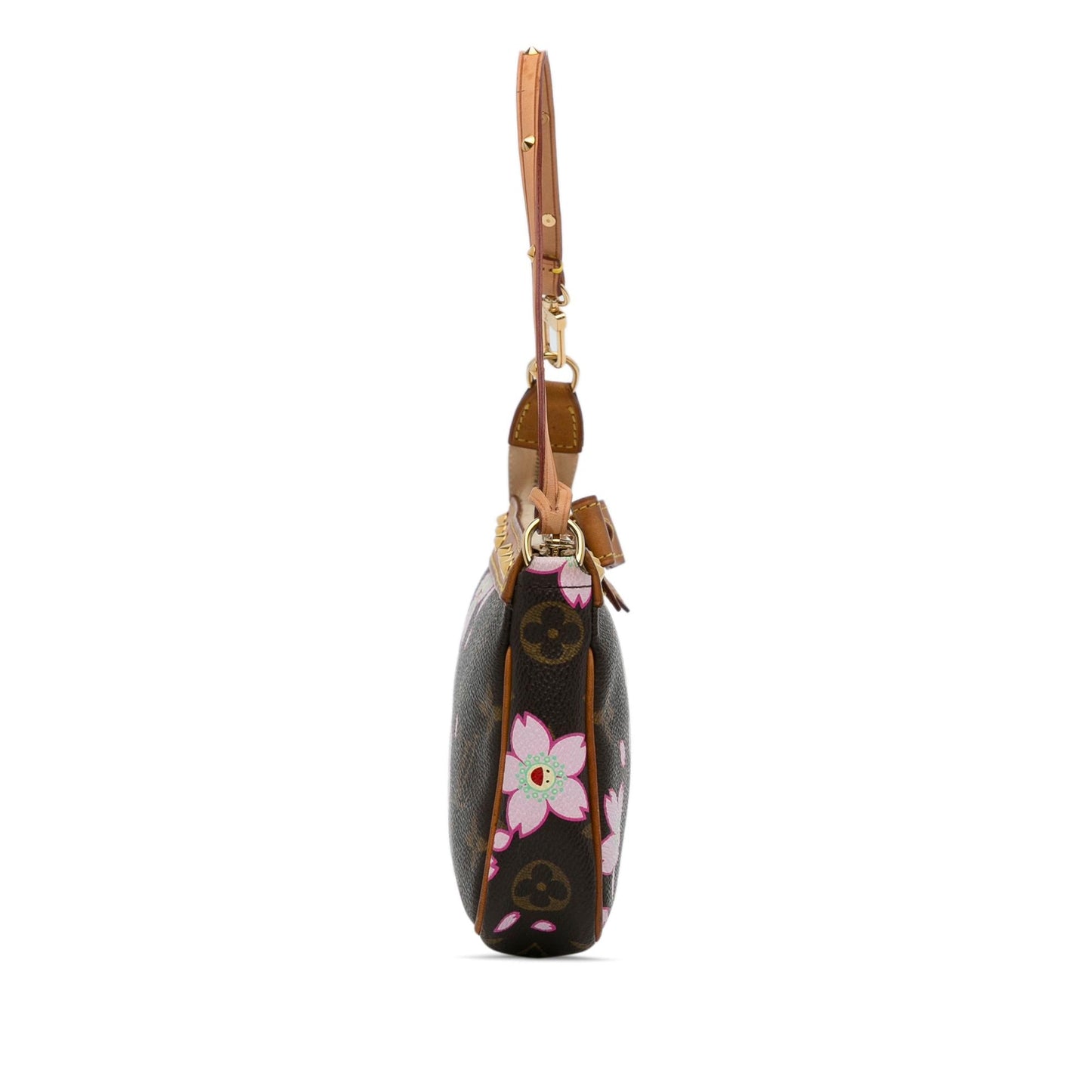 Louis Vuitton x Takashi Murakami Monogram Cherry Blossom Pochette Accessoires (SHG-7sO3pP)