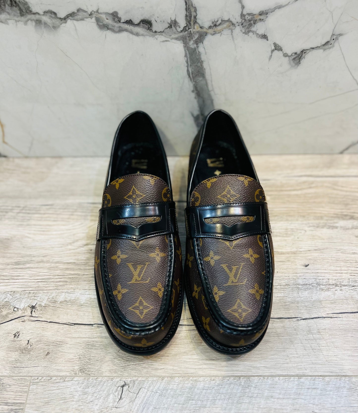 LOUIS VUITTON X NBA MONOGRAM LOAFERS